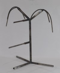 armature built to display gorget with integral shoulders, breast, and back
